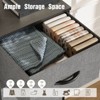 CENGHU Chest of Drawers Tall Dresser, Closet Organizer and Storage with 10 Fabric Drawers Metal Frame and Wooden Top, Ajustable Feet - 2 of 4