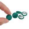 Unique Bargains Blouses Sweater Round Aluminum Cotton Fabric Cloth Covered Buttons 10 Pcs - 4 of 4