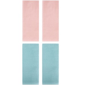 REGALWOVEN Solid Waffle Cotton Bathroom Hand Towels 4 Pack - 1 of 4