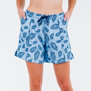 Calypsa Women's Chlorine Resistant 7" Board Shorts - 1 of 4