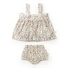 Organic Scalloped Top & Bloomers Set - Wild Meadow - 2 of 4