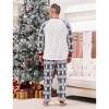 PATPAT Matching Family Christmas Onesie Pajamas C Holiday Hooded Jumpsuit Sleepwear PJs Couples Xmas Loungewear with Socks - 3 of 4
