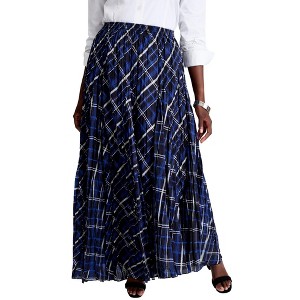Jessica London Flowing Crinkled Maxi Skirt - 1 of 4