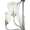 Quorum Lighting Jardin 5-Light Chandelier, Satin Nickel, 24 Width, 25.5 Height - 3 of 3