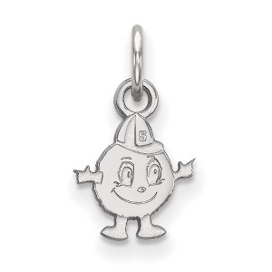 Black Bow Jewelry 14k White Gold Syracuse Oranges NCAA Extra Small Pendant - 1 of 3