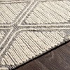 Mark & Day Masham 8'x10' Rectangle Woven Indoor Area Rugs Dark Gray: Geometric, Stain-Resistant, Cotton Wool Blend - 4 of 4