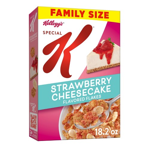 Kellogg's Special K Strawberry Cheesecake Dipped Flakes - 18.2oz : Target