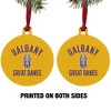 University at Albany Great Danes Aluminum Holiday Christmas Tree Ornament - 2 of 4