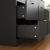 Sapphtopaz Modern Simply Dresser with Drawers Durable Closet Organizers and Storage with Golden Handles Versatile Dresser for Bedroom,Entryway - 3 of 4