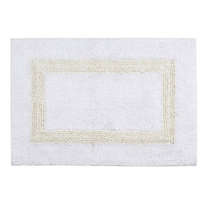 Pistachio Green Cotton Tufted Reversible Bath Rug