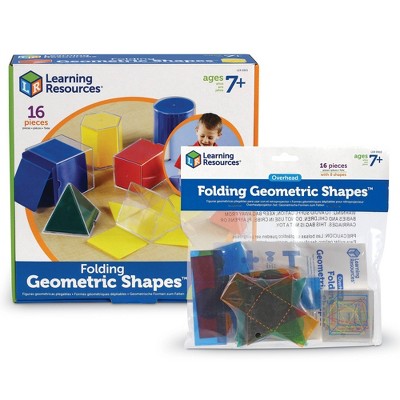 Learning Resources Hands-on Soft Geosolids, Soft Foam 3d Shapes, Set Of 12,  Ages 5+ : Target