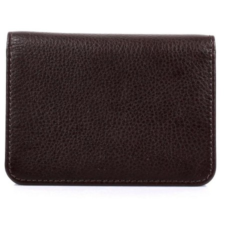 Karla Hanson Women's Rfid Leather Card Holder Wallet - Espresso : Target