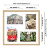 PosterPalooza | Natural Finish Collage Frame - White Mat, 20 Frame Sizes to Choose From, UV Acrylic - 2 of 4