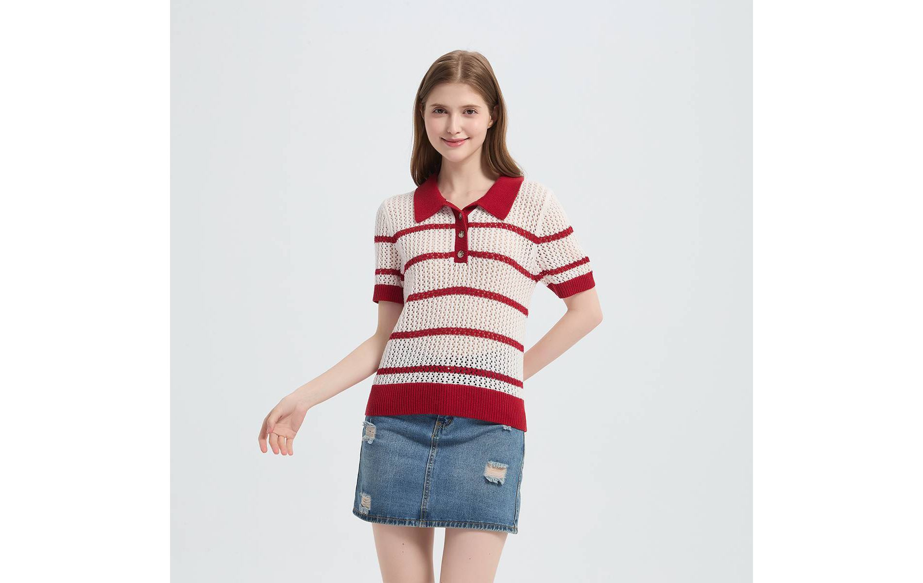 Women's Johnny Collar Sweater - Wild Fable™