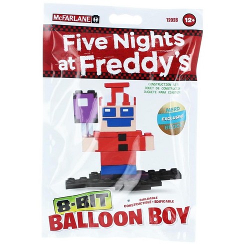 Mcfarlane Toys Five Nights At Freddy S Buildable 8 Bit Balloon Boy Target - how to get toy foxy badge in roblox five nights at freddy s 2