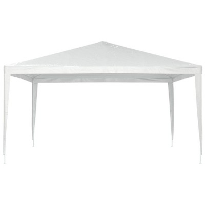 White Polyethylene Outdoor Party Tent with Heavy-Duty Iron Frame