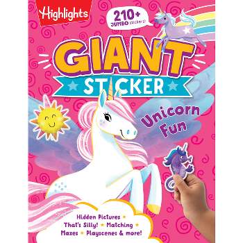 Giant Sticker Unicorn Fun - (Giant Sticker Fun) (Paperback)