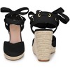 Perphy Women's Platform Lace Up Wedge Sandals - 2 of 3