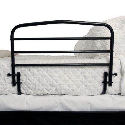 Stander 30 inch Safety Bed Rail, Adult Swing-down Guard Rail for Seniors, Black