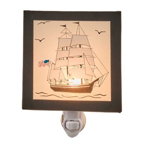 Park Designs Charles W. Morgan Ship Night Light - 1 of 4