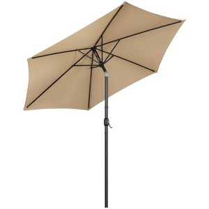 Yaheetech 10FT Patio Umbrella Market Umbrella with Push Button Tilt and Crank - 1 of 4