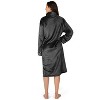 PAVILIA Womens Housecoat Zip Robe, Fleece Zipped Up Front Bathrobe, Plush Warm Long Zipper House Coat Lounger Pockets - 2 of 4