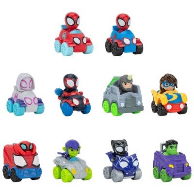 Spidey and His Amazing Friends Mini Vehicle 10pk