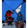 Portable Ice Fishing Tent - Spacious 3 to 4 Person Pop-Up Ice Shack for Winter Fishing - Durable and Weather Resistant - 3 of 4