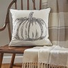 Park Designs Pumpkin Print Pillow Cover 20" Set of 2 - 2 of 4