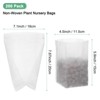 Unique Bargains Non-Woven Fabric Durable Multipurpose Plant Nursery Bags White - 2 of 3