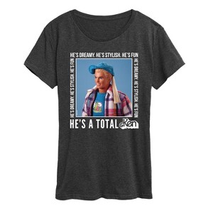 Women's - Barbie - Hes A Total Ken Short Sleeve Graphic T-Shirt - 1 of 4