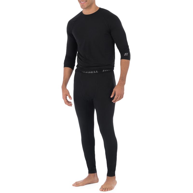 Russell Adult Mens L2 Performance Baselayer Thermal Underwear Long Sleeve Top, 2 of 5