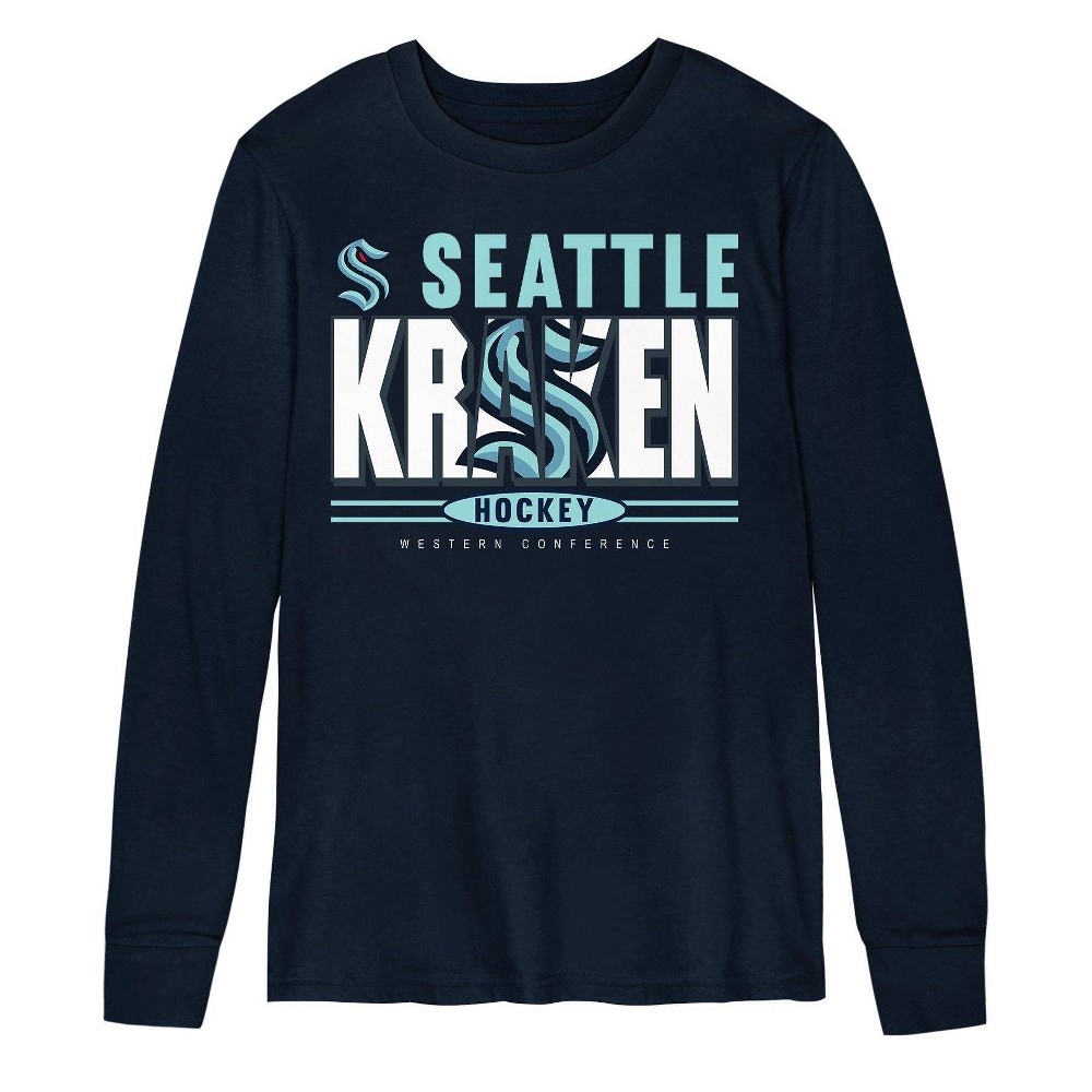 NHL Seattle Kraken Boys Long Sleeve T-Shirt