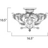 Maxim Lighting Elegante 3 - Light Semi-Flush Mount in  Etruscan Gold - 2 of 2