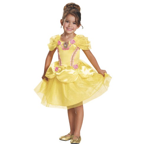 Little girl princess belle dress best sale