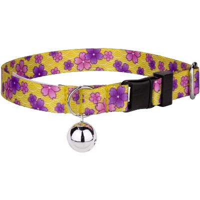 Country Brook Petz® Purple April Blossoms Cat Collar