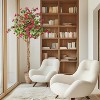 Whizmax Artificial Bougainvillea Tree, Tall Potted Fake Trees, Faux Tree with Pink Plum Bossom for Outdoor Indoor Home Decor - 2 of 4