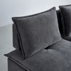 NicBex Couches for Living Room Modern Lounge Chair Sofa Chenille Upholstered Armless Accent Chair for Apartment - 2 of 4