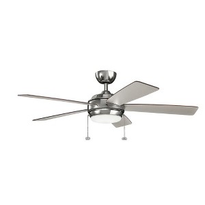 Kichler Lighting Starkk 1 - Light Ceiling Fan in  Polished Nickel - 1 of 4