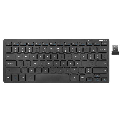 Macally RF Mini Wireless 78 Keys With 12 Multimedia Shortcuts Keyboard