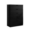 NicBex 5 Drawers Dressers,Functinal Dresser with Water-Repellent Finish,Stylish Cutout Handles Design,Storage Cabinet for Bedroom,Reading Room,Office - image 4 of 4