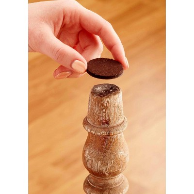 Scotch 162-Pack Brown Felt Furniture Pads