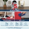 Geometric Abstract Washable Rug - Non-Slip Ultra-Thin Modern Carpet for Living Room, Bedroom, Dining Room - Stain Resistant - 4 of 4