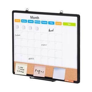 Monthly Whiteboard Wall Calendar Set - 24 X 18 Inch Jamaica