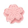 Unique Bargains Ice Pop Mould Cherry Blossom Shape Comes with Lid and Stick Hand Washable Plastic 3.78"x3.66"x0.98" 1 Pc - 4 of 4