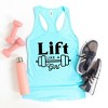 Simply Sage Market Women's Lift Like A Girl Racerback Tank - 2 of 4