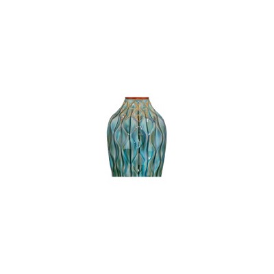 Rocco 30" Blue Teal Glaze Ceramic Table Lamps Set of 2