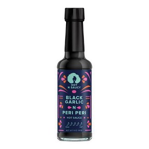 Hot N Saucy Black Garlic N Peri Peri Hot Sauce - 5oz - 1 of 4