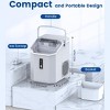 ZAFRO Nugget ZAFRO Ice Maker Countertop, Chewable Nugget Ice Cubes Machine, Quick Ice Making 34Lbs/Day, Self-Cleaning - 2 of 4