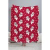 Heather Dutton Tis The Season Retro Santa Red 56"x46" Woven Throw Blanket - Deny Designs - 3 of 4